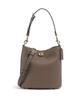 Coach Willow Soft 19 Saco de balde dark stone