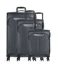 Travelite Croatia Suitcase set (4 wheels) anthrazit