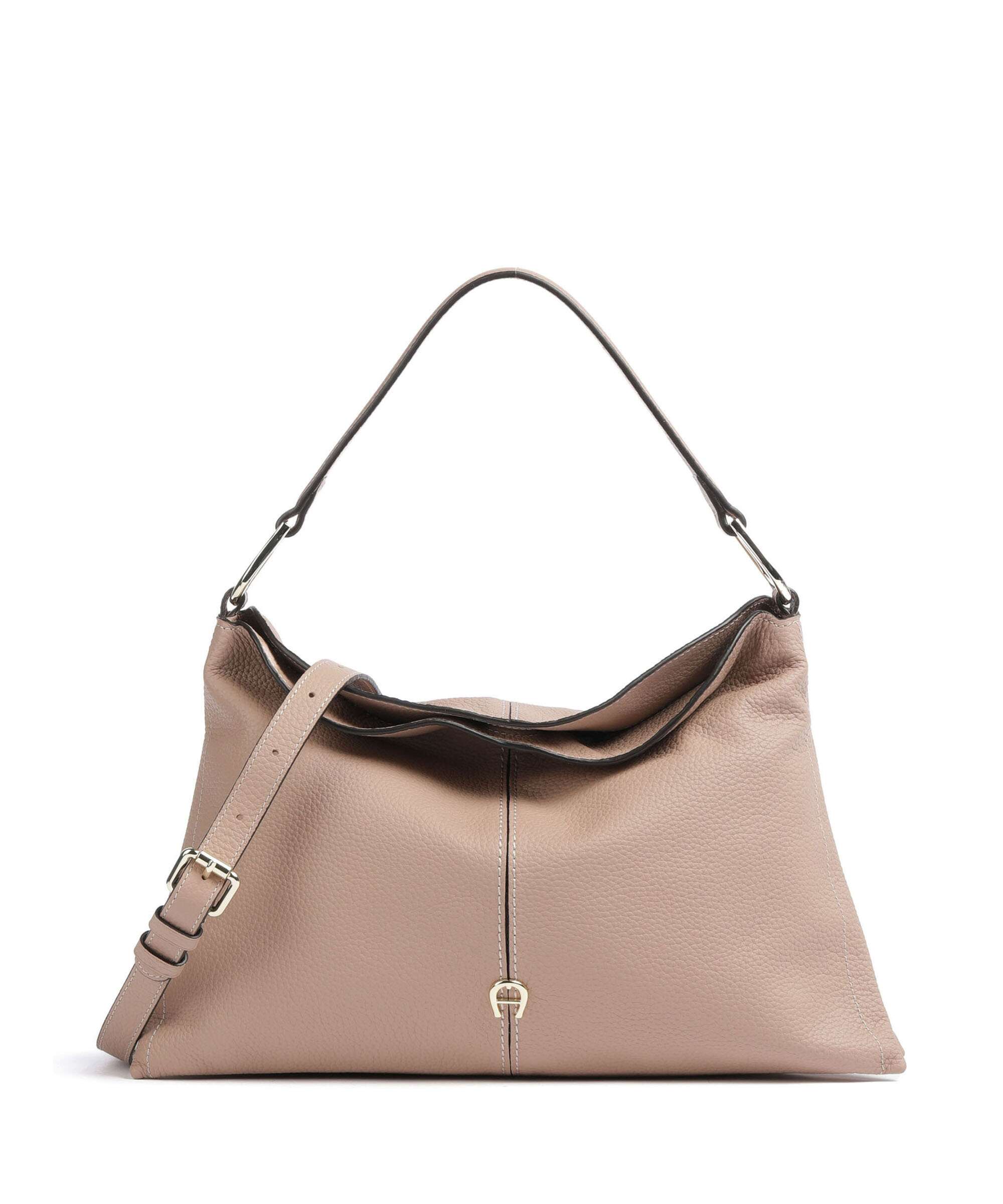 Aigner Savannah M Hobo bag warm taupe