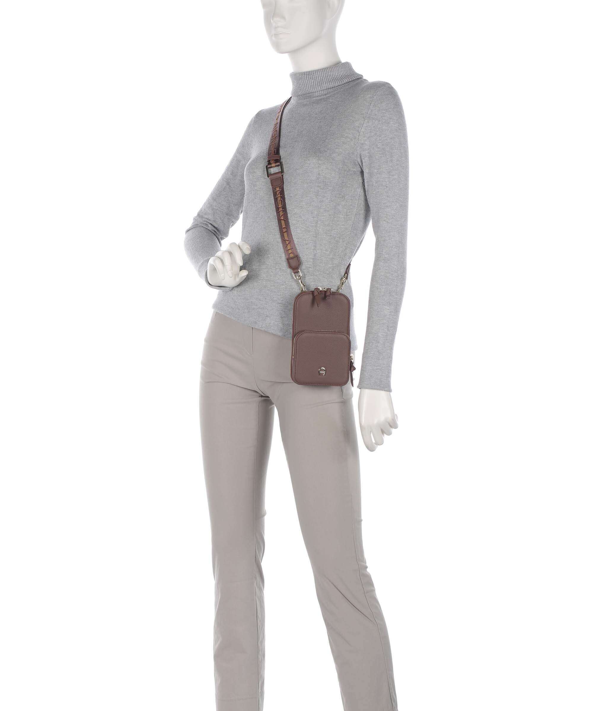 Aigner Zita Phone bag rosewood