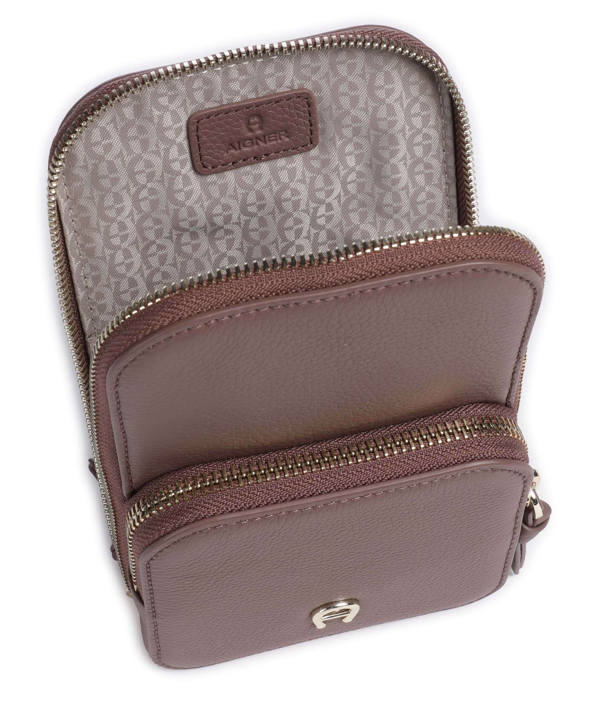 Aigner Zita Phone bag rosewood
