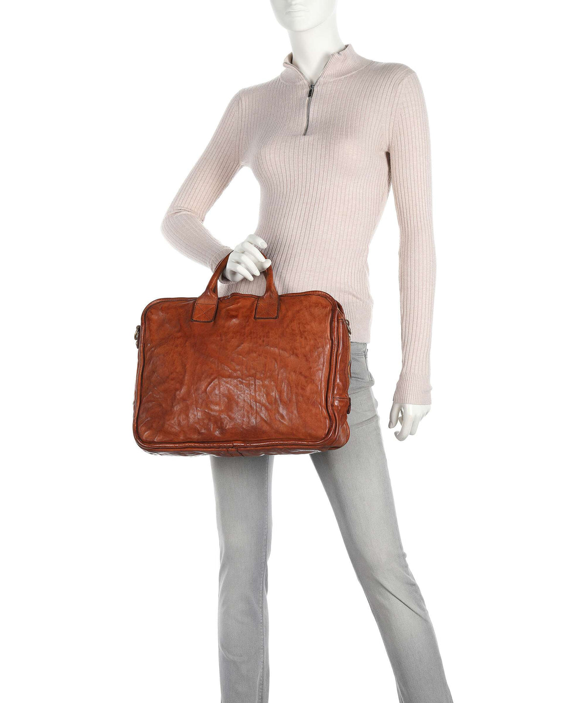 Campomaggi Briefcase cognac