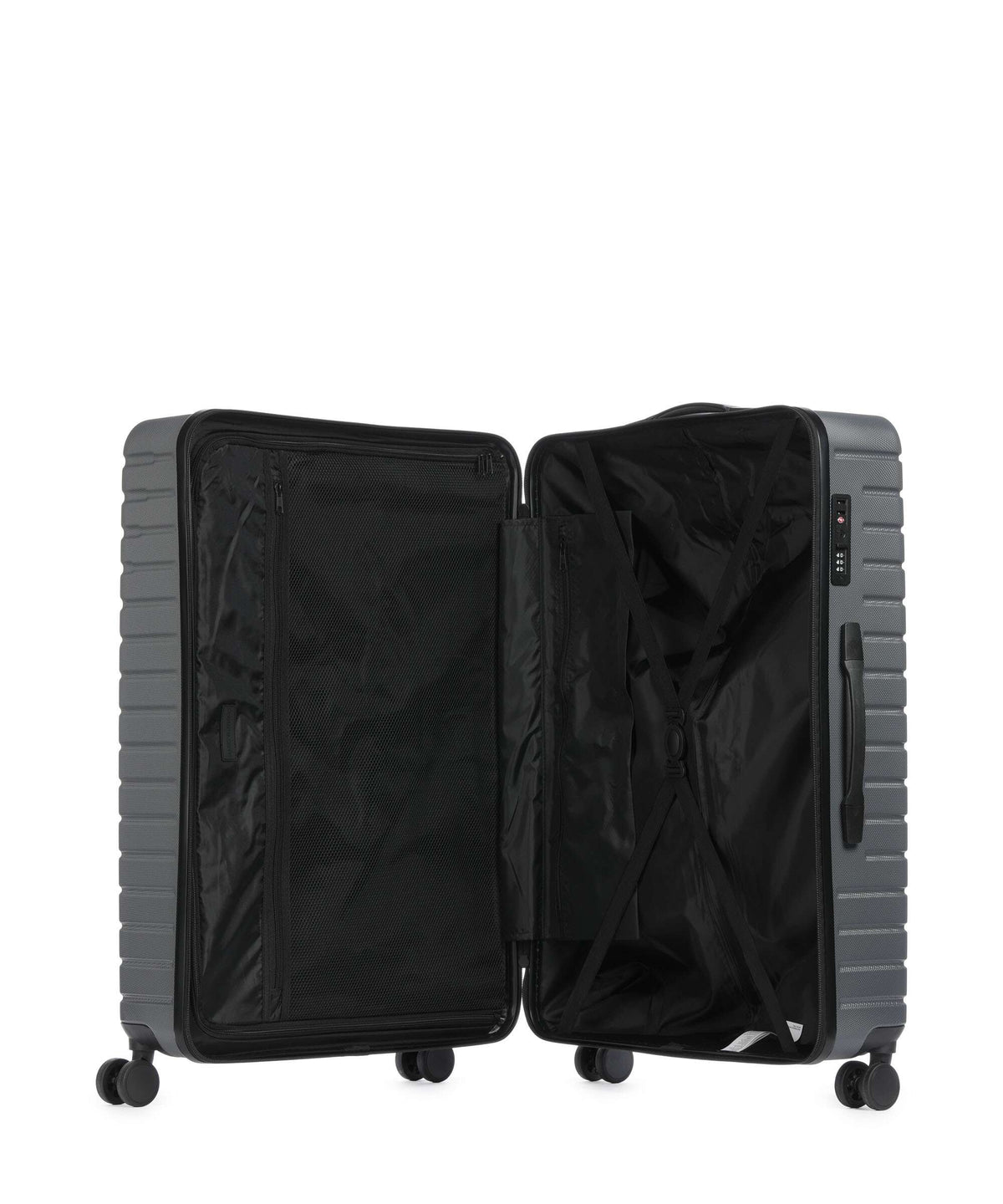 Valentino Bags Mercury Spinner (4 wheels) gunmetal