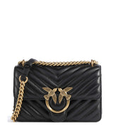 Pinko Love One Mini Bolsa tiracolo nero/antique gold
