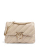 Pinko Love Puff Big Bolsa tiracolo beige/grigio fumo/antique gold