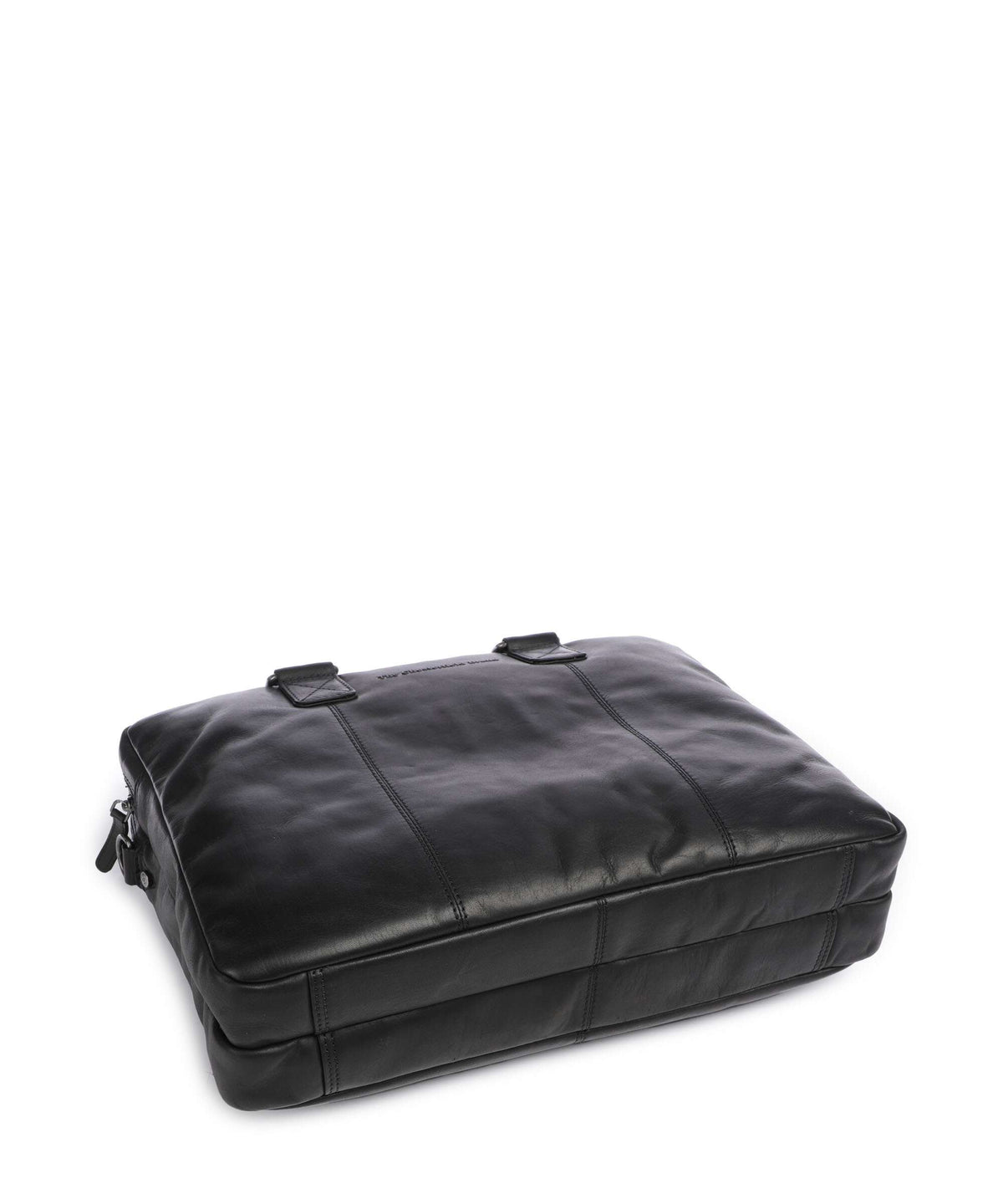 The Chesterfield Brand Cow Wax Pull Up Fabian Briefcase black