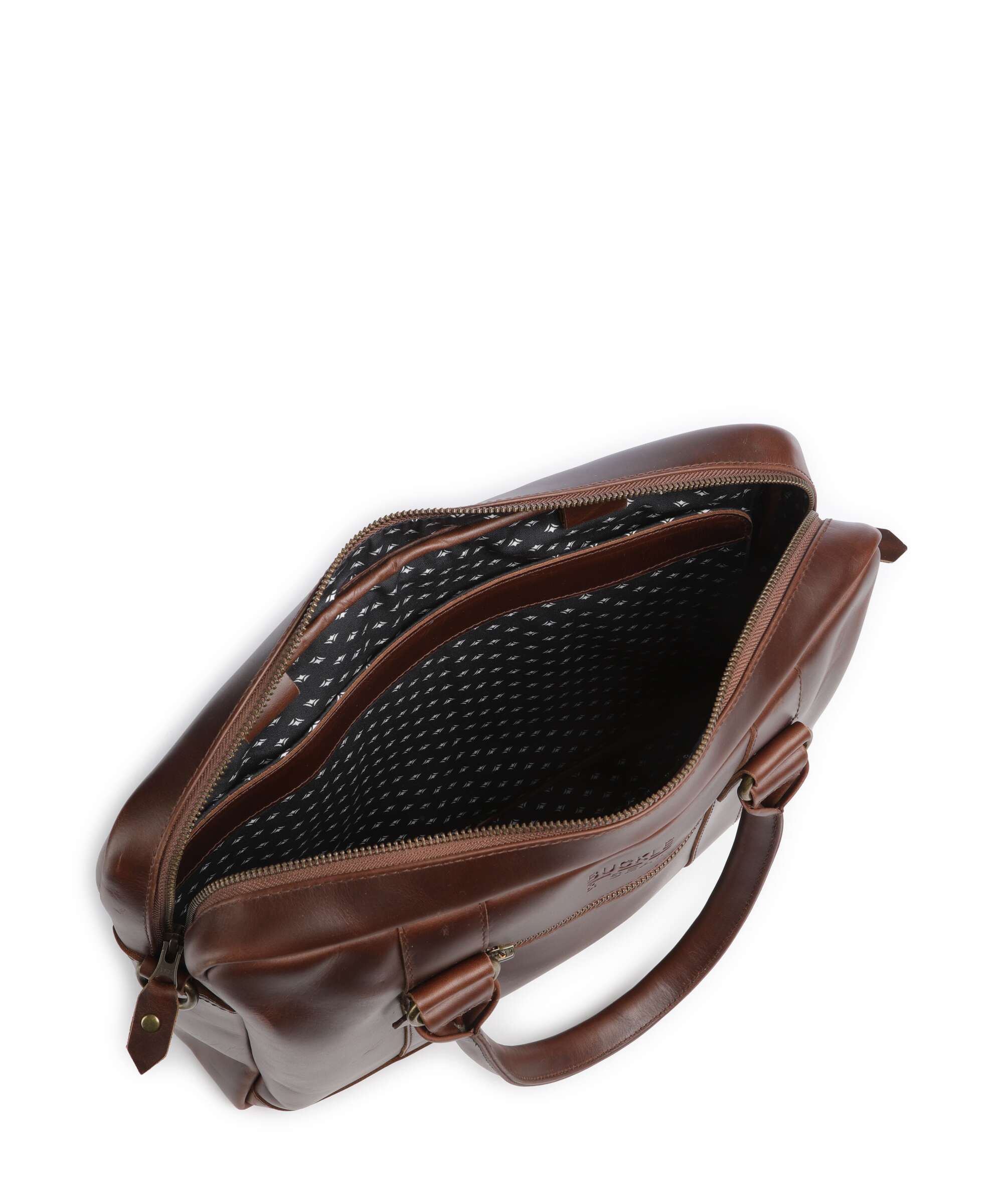 Buckle & Seam Everett Briefcase brown