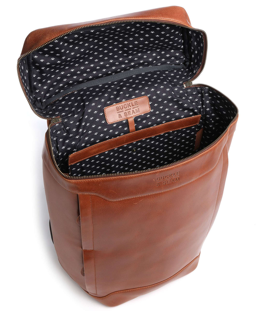 Buckle & Seam Siwa Backpack cognac