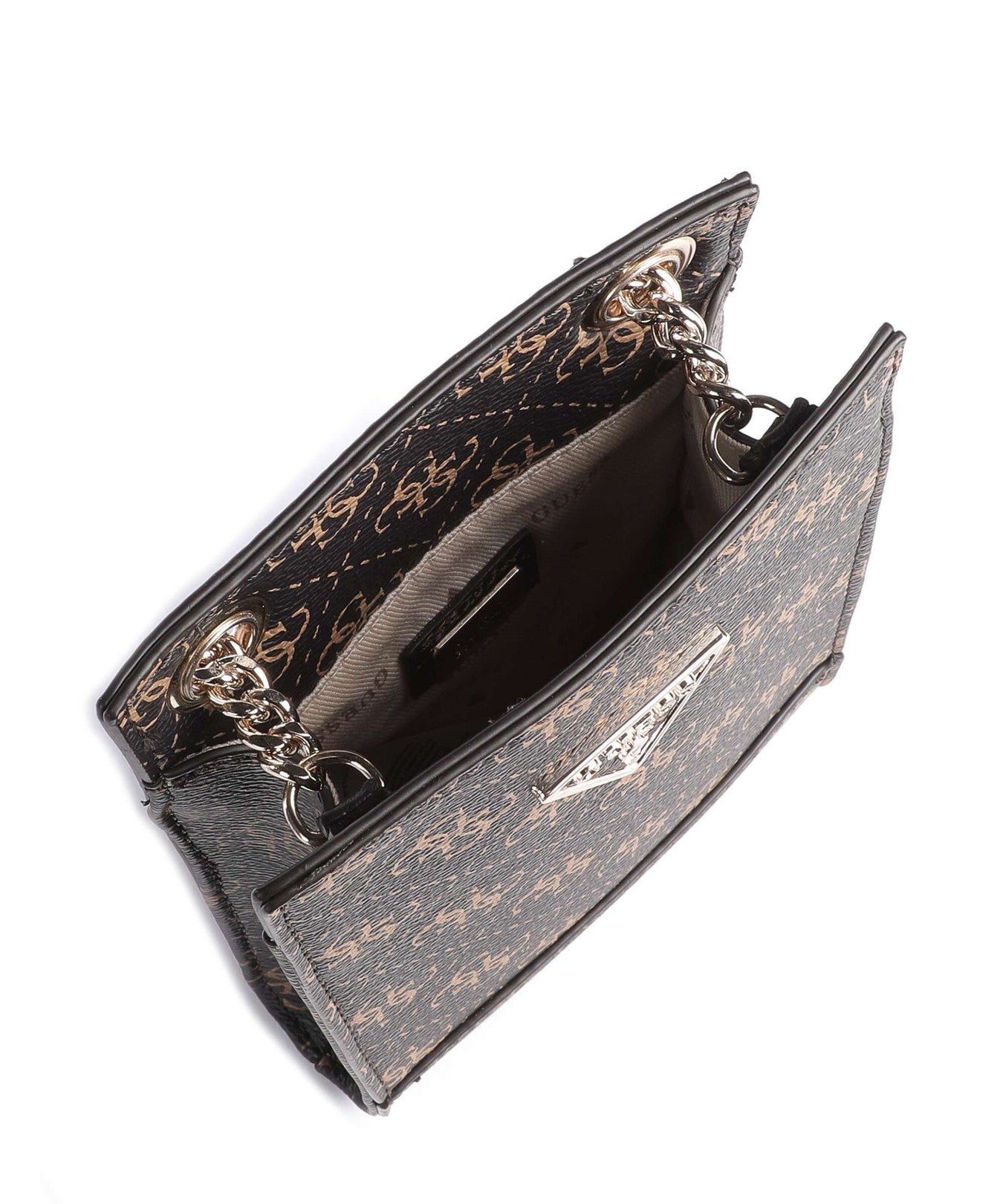 Guess Noelle Phone bag brown