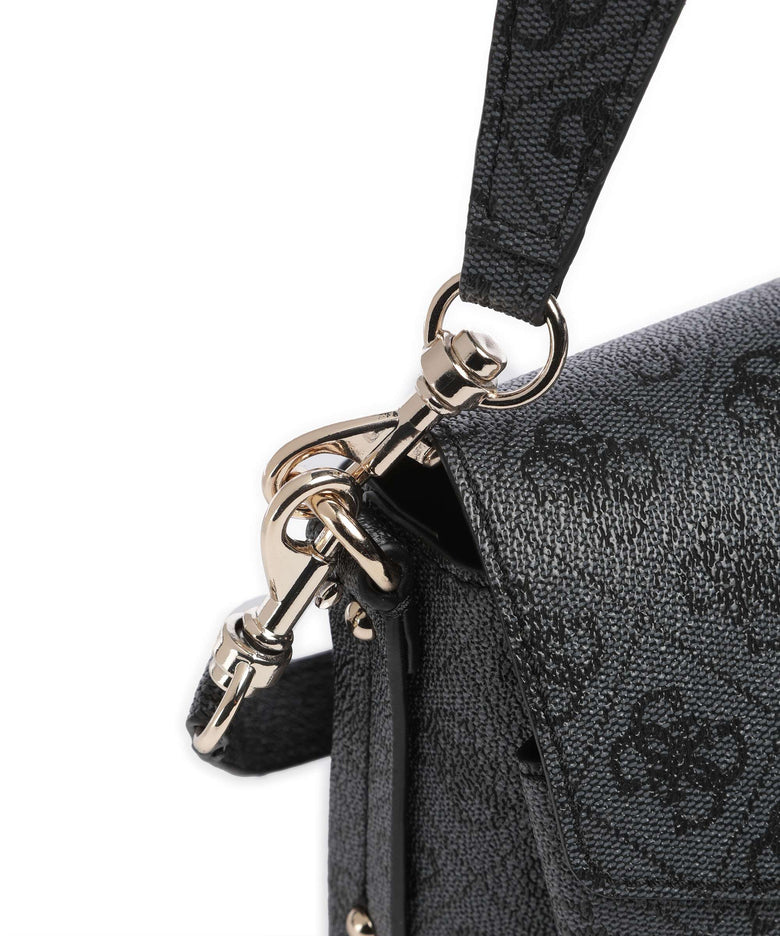 Guess Brenton Eco Shoulder bag coal logo