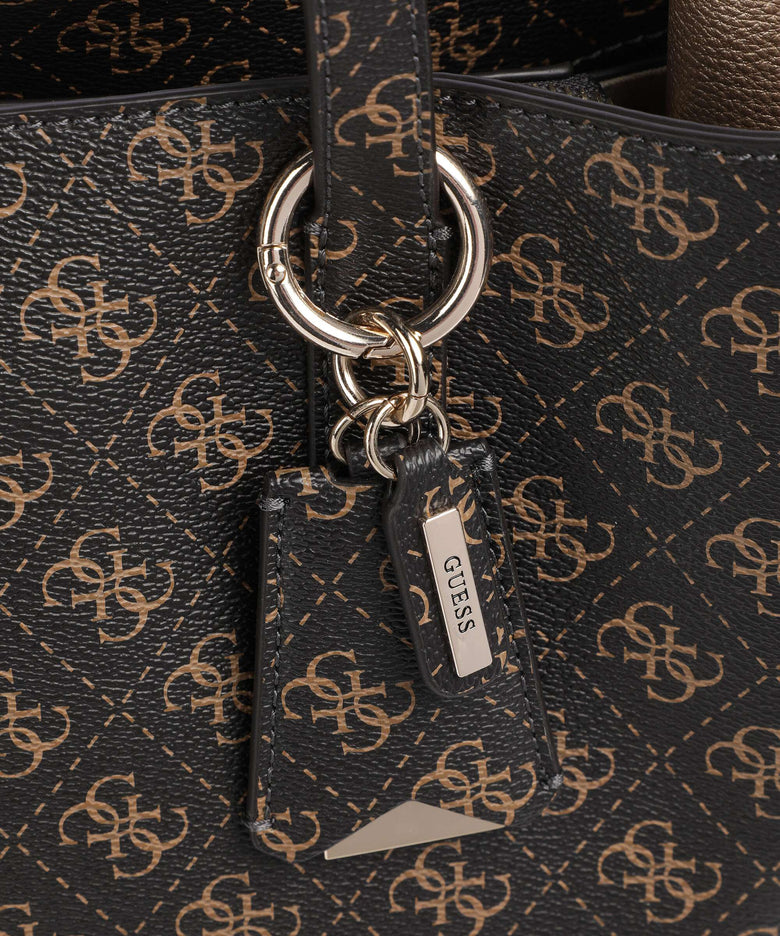 Guess Meridian Tote bag brown logo
