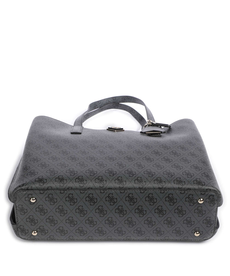 Guess Meridian Tote bag coal logo