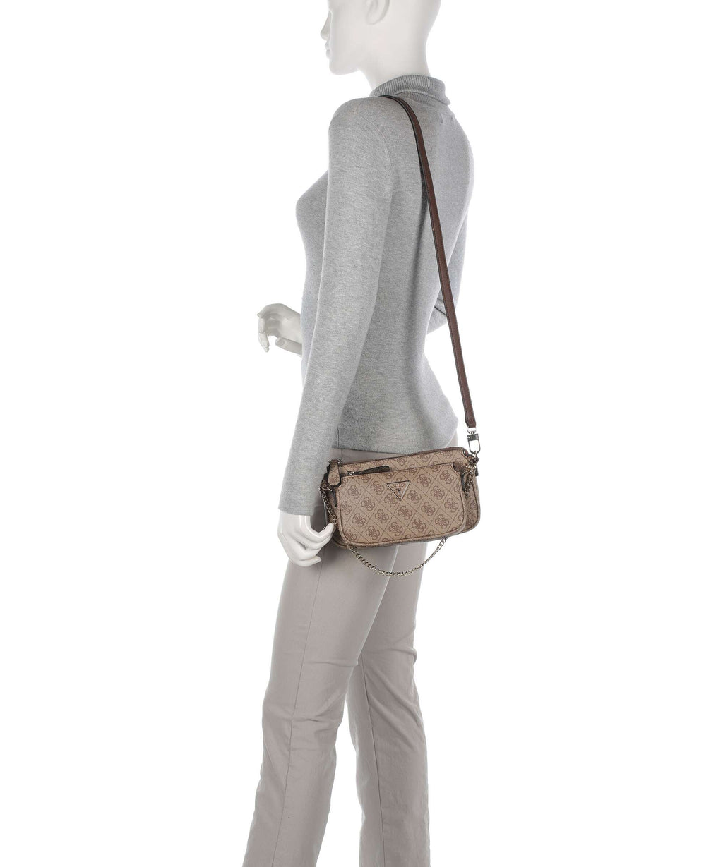 Guess Noelle Shoulder bag latte logo/brown