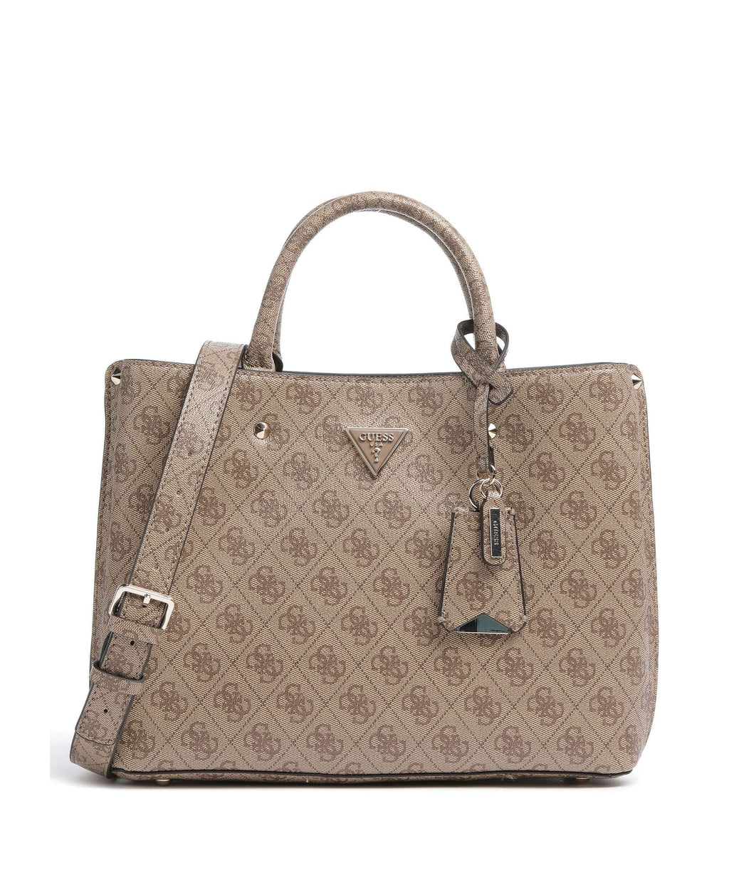 Guess Meridian Handbag latte logo