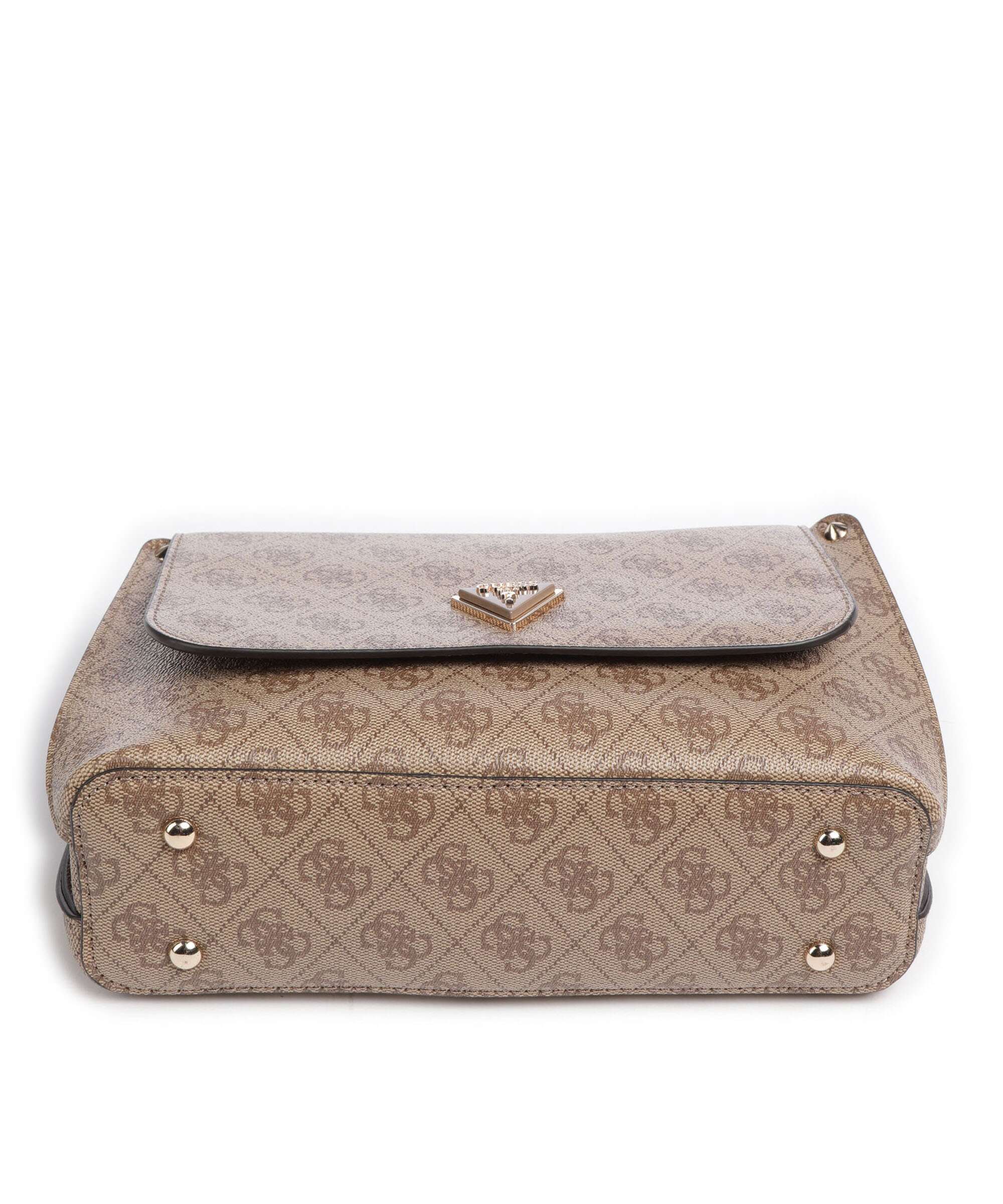 Guess Meridian Crossbody bag latte logo