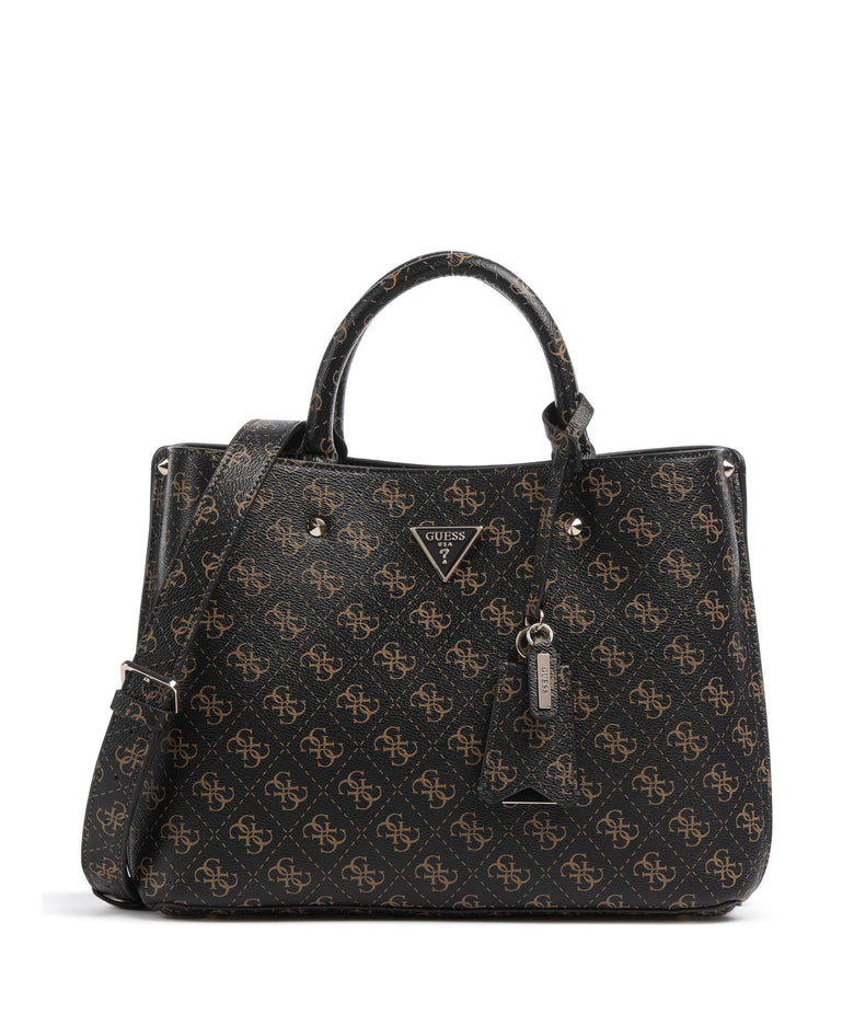 Guess Meridian Handbag brown logo