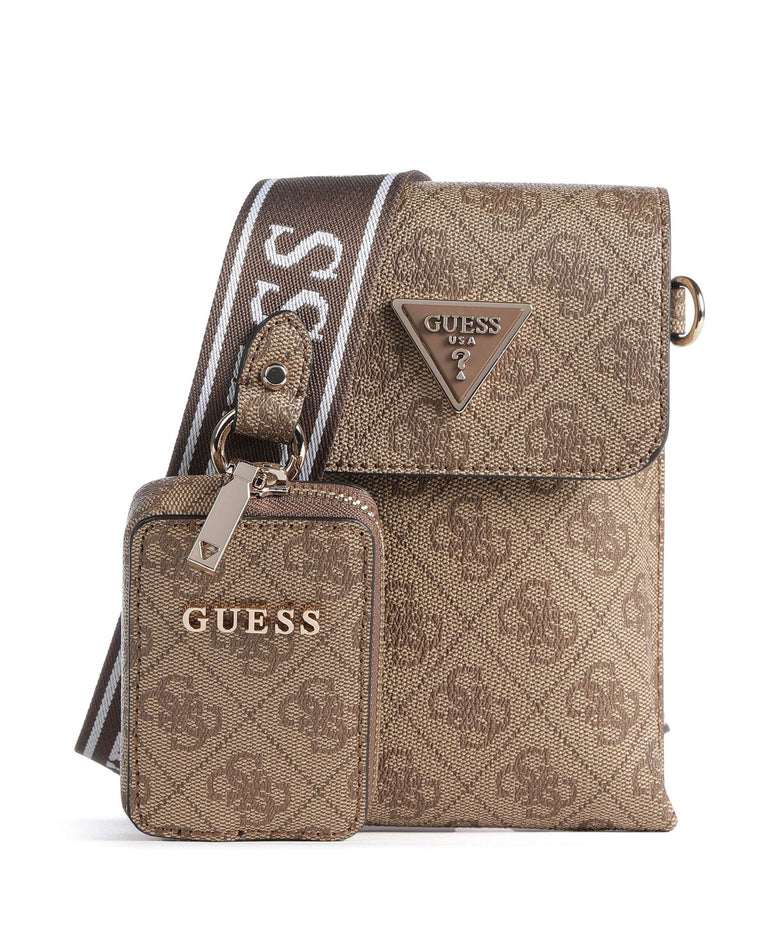 Guess Latona Phone bag latte logo