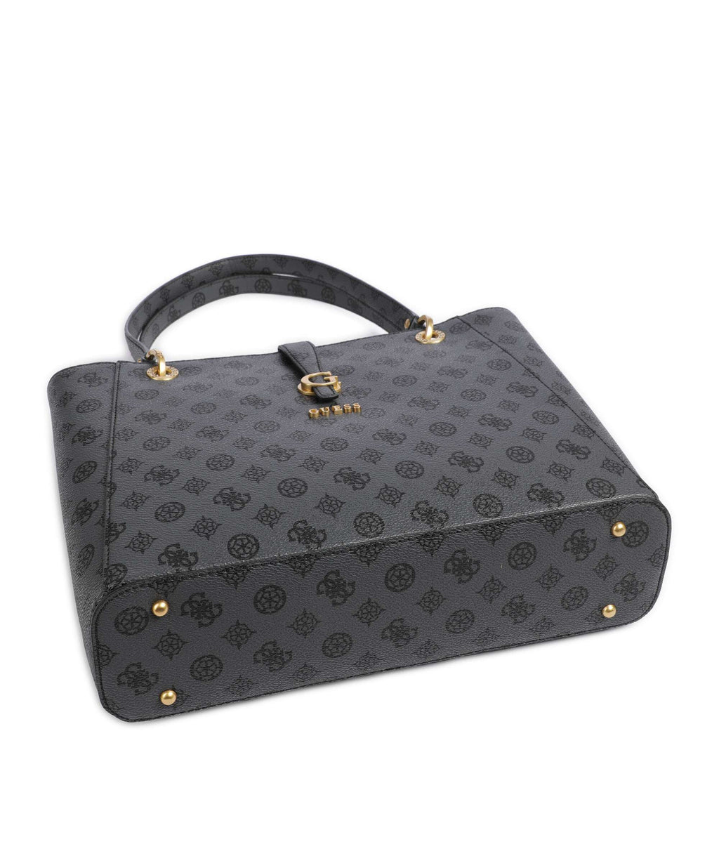 Guess Kuba Tote bag charcoal logo