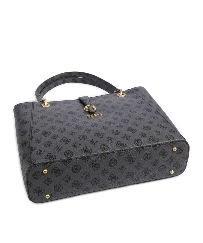 Guess Kuba Tote bag charcoal logo