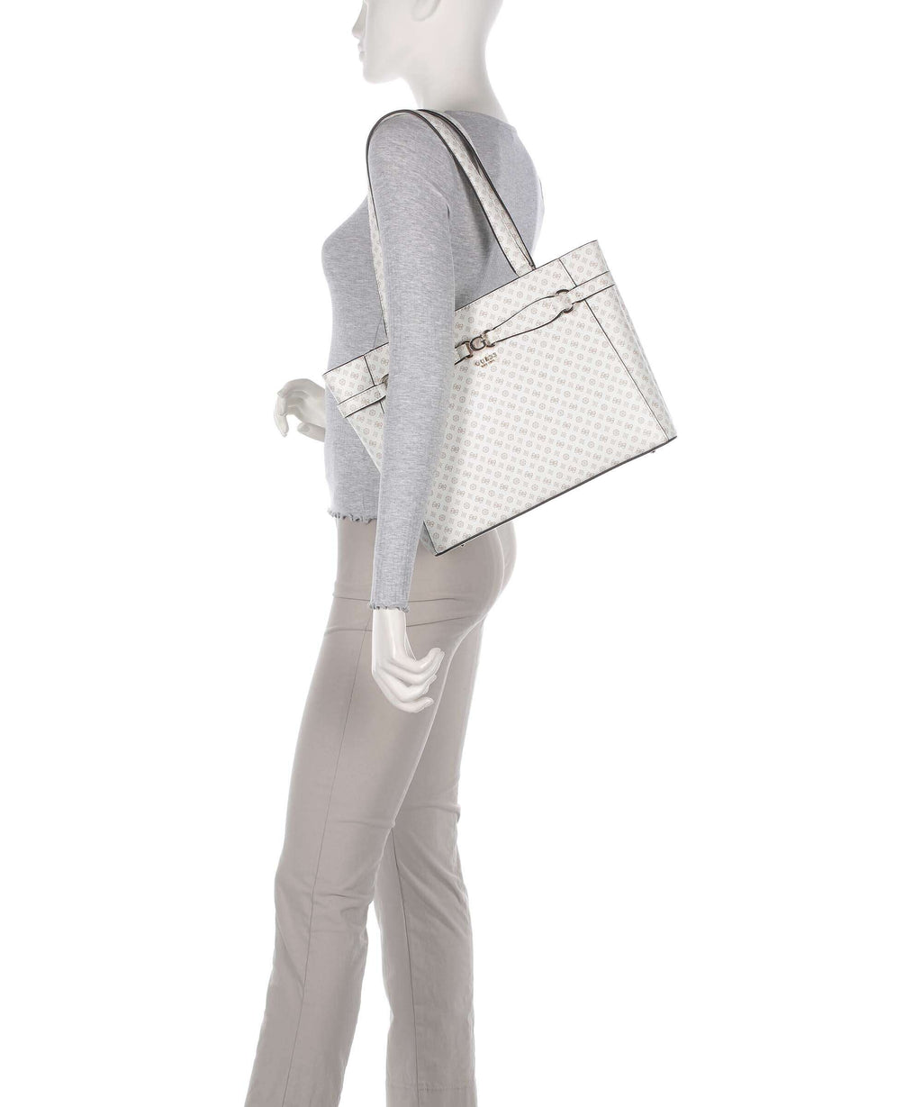 Guess Arlena Tote bag white logo