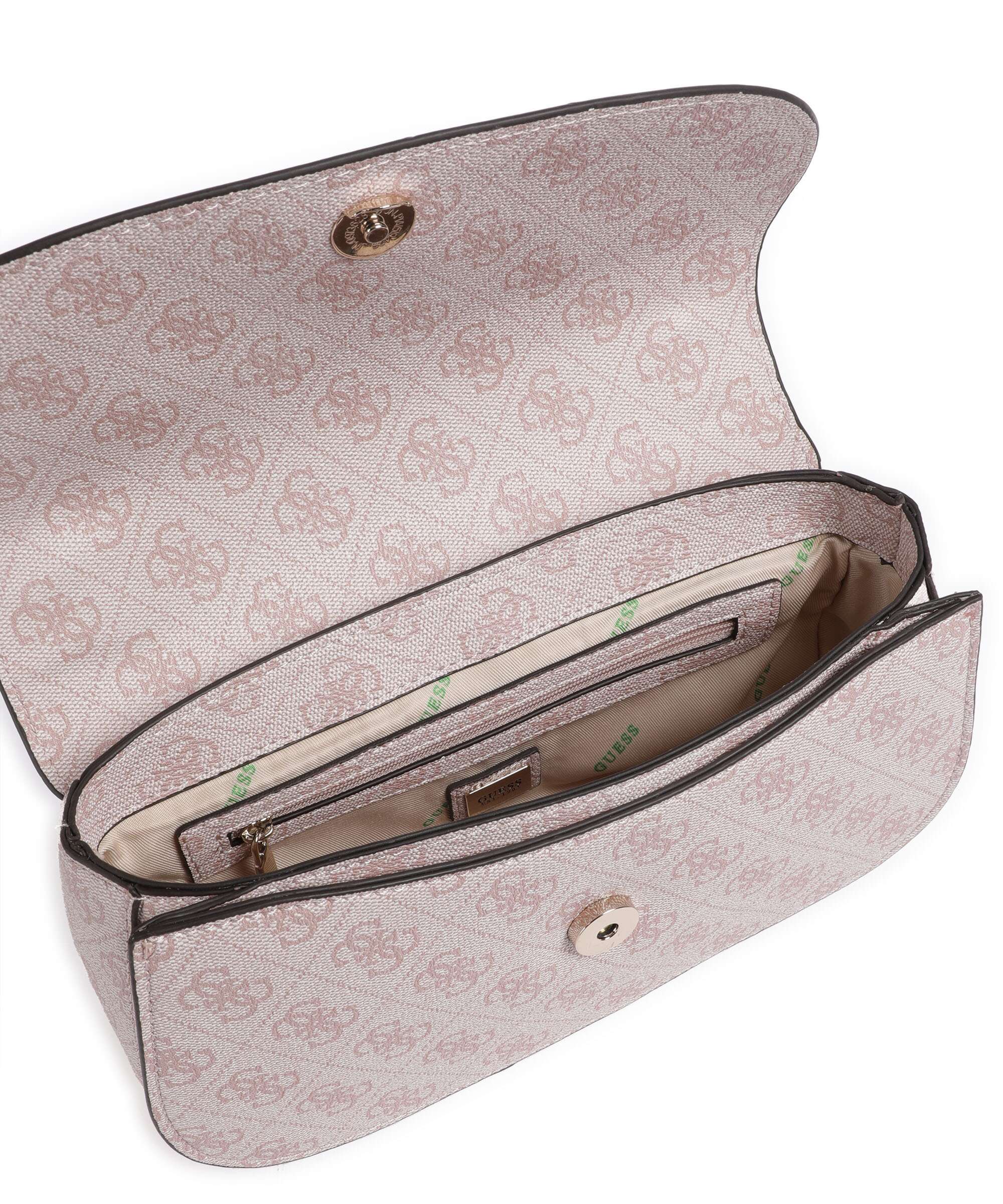 Guess Erica Eco Shoulder bag dusty rose logo