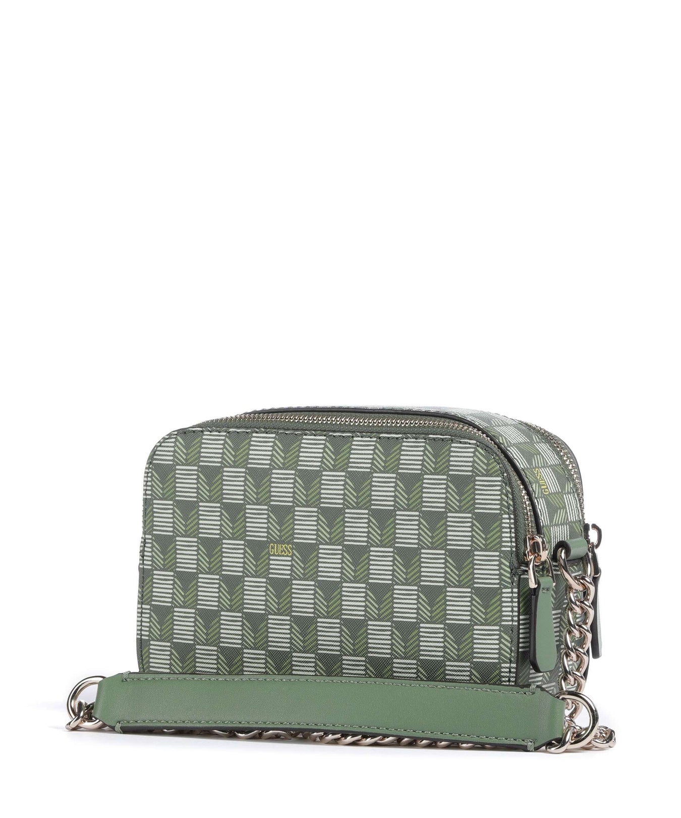 Guess G Wave Crossbody bag green logo