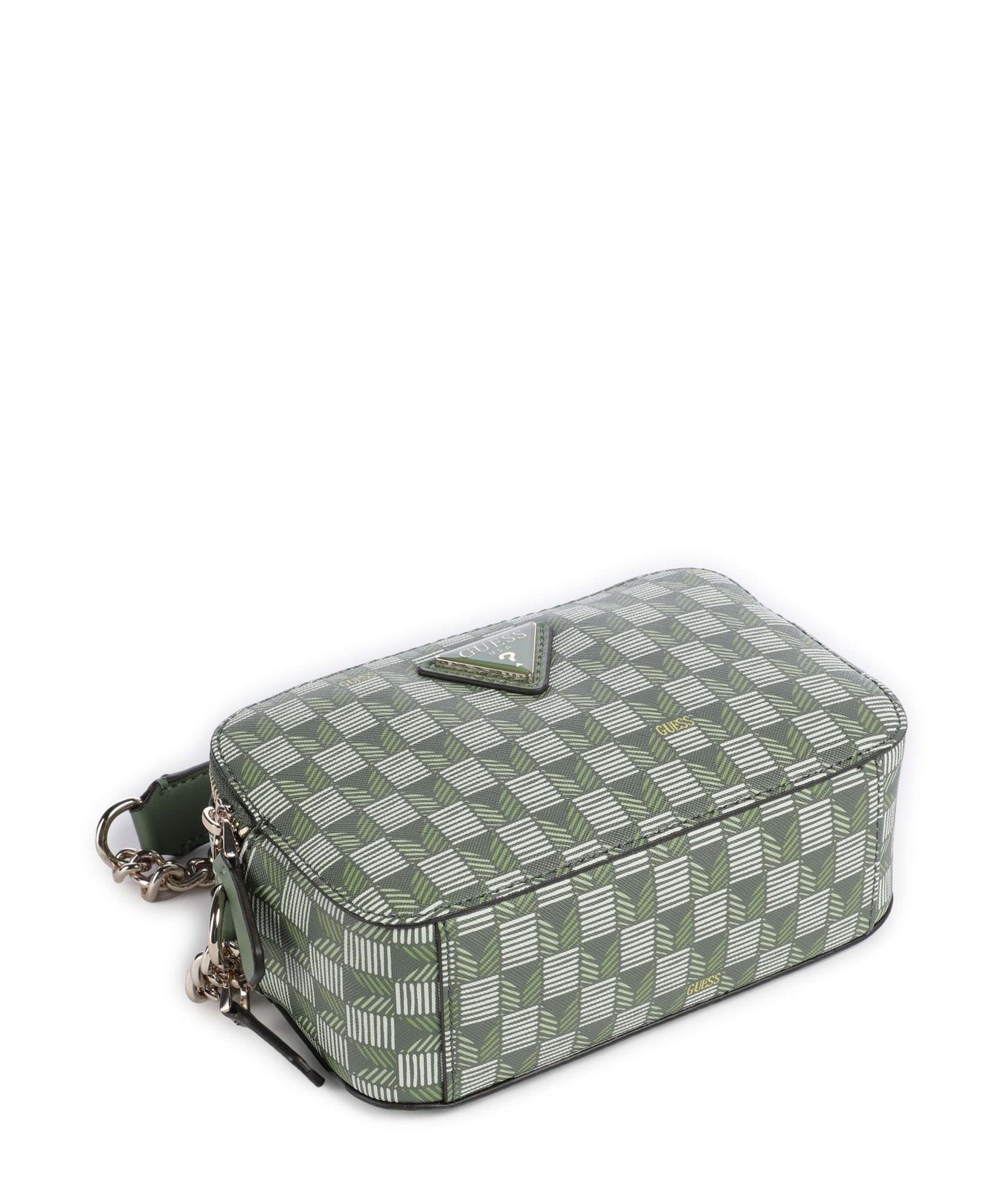 Guess G Wave Crossbody bag green logo
