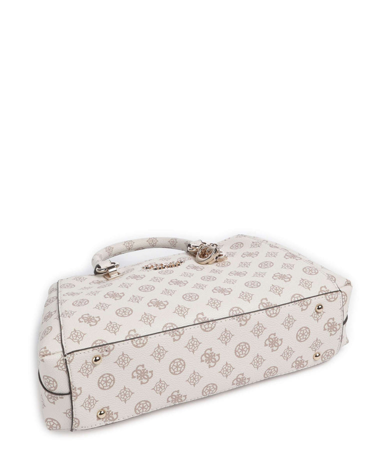 Guess Evelune Handbag cream logo