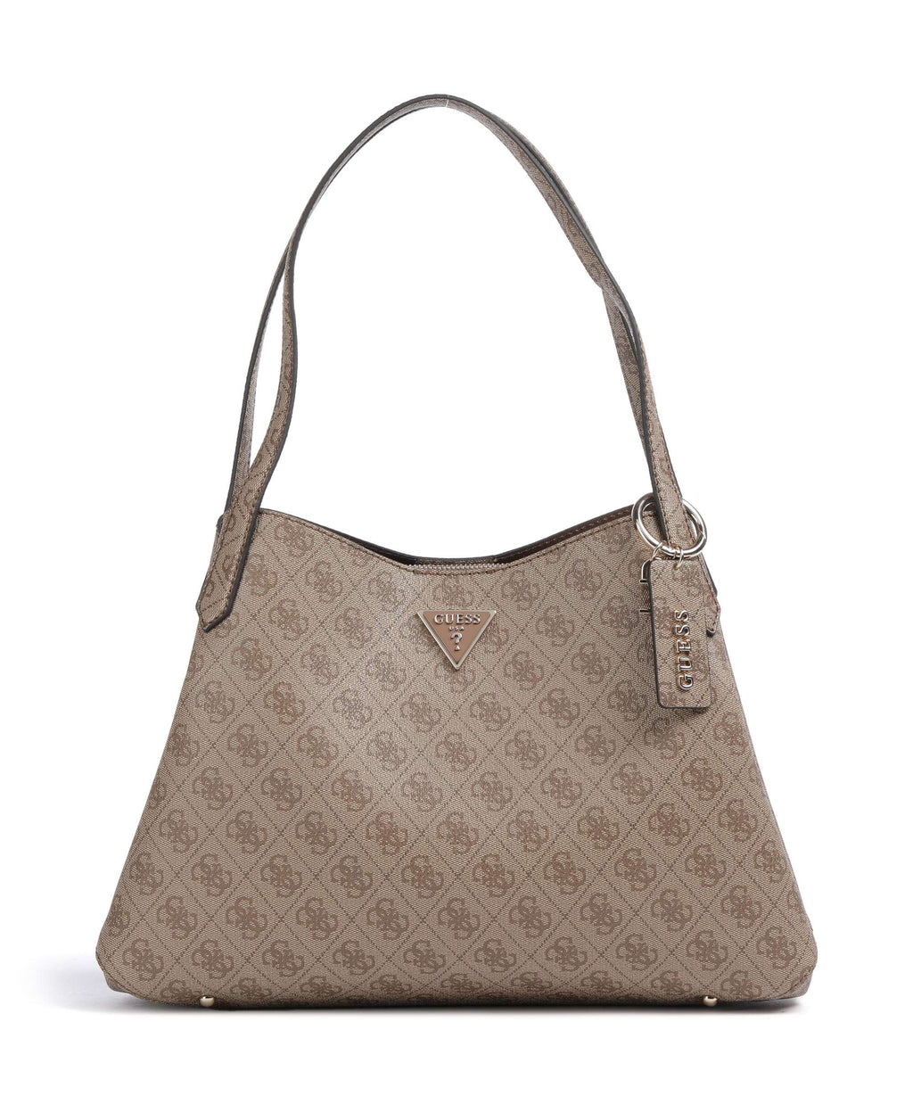 Guess Sora 4G Logo Hobo bag latte logo