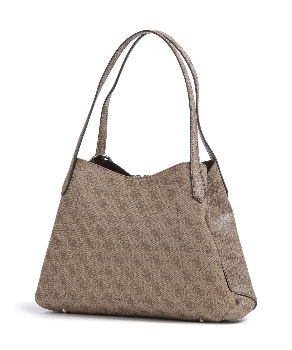 Guess Sora 4G Logo Hobo bag latte logo