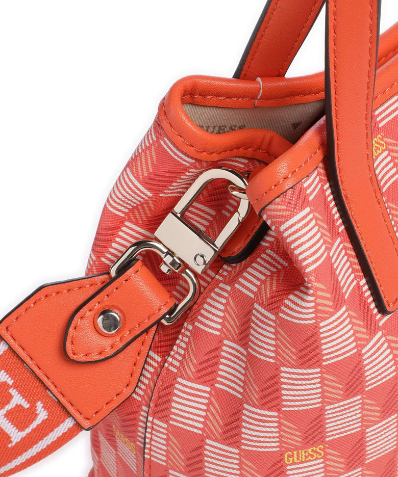Guess G Wave Mini Handbag orange logo