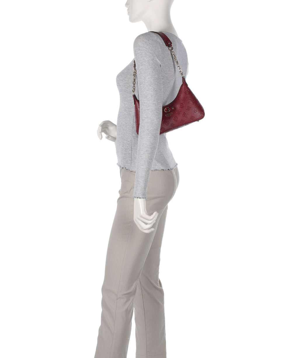 Guess Gerty Peony Shoulder bag claret