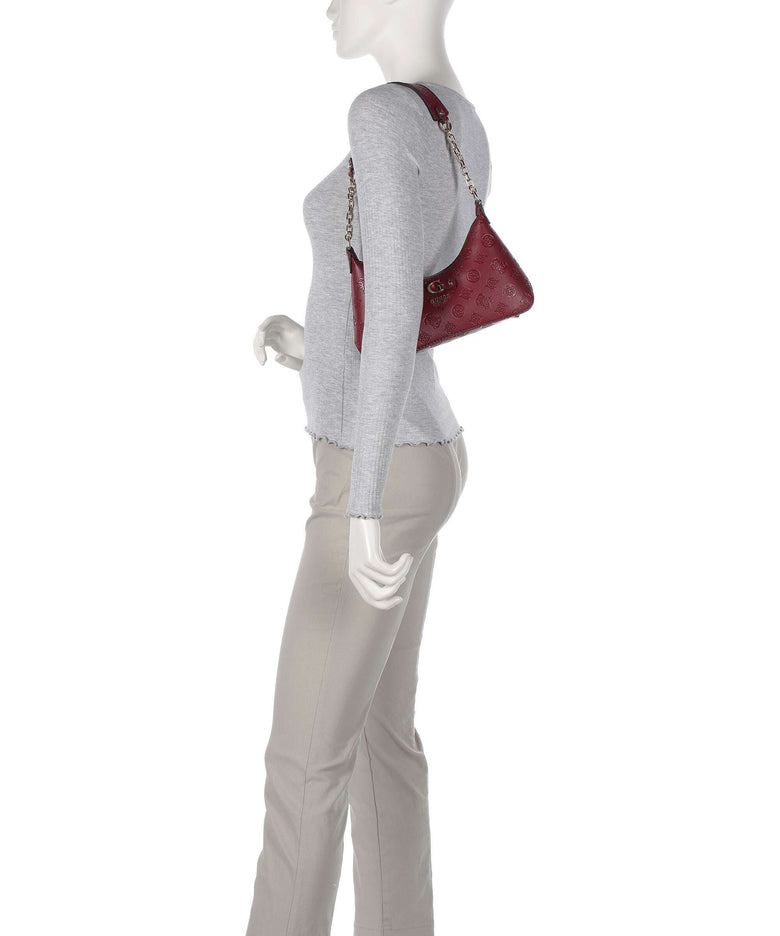 Guess Gerty Peony Shoulder bag claret