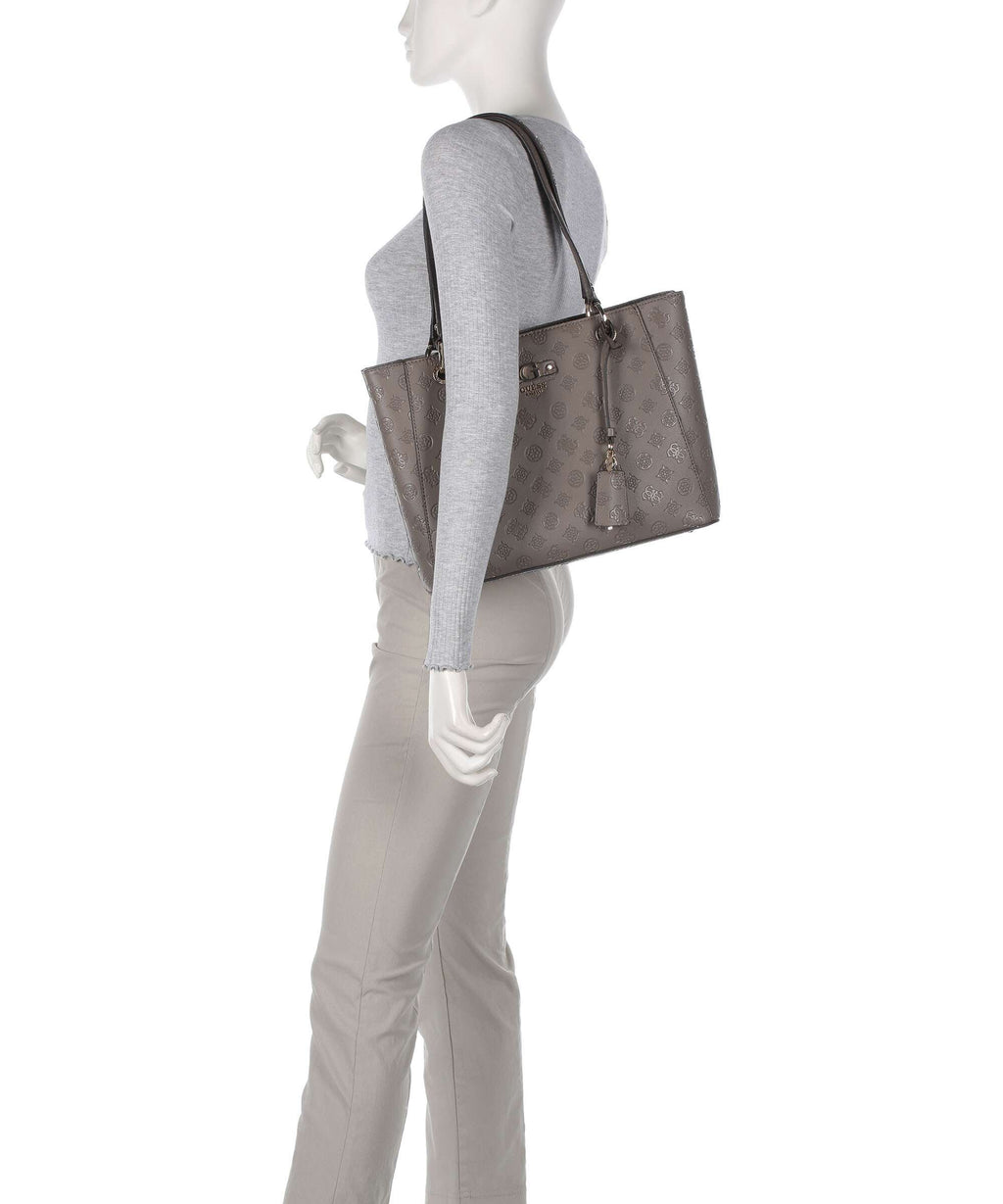 Guess Gerty Peony Tote bag dark taupe