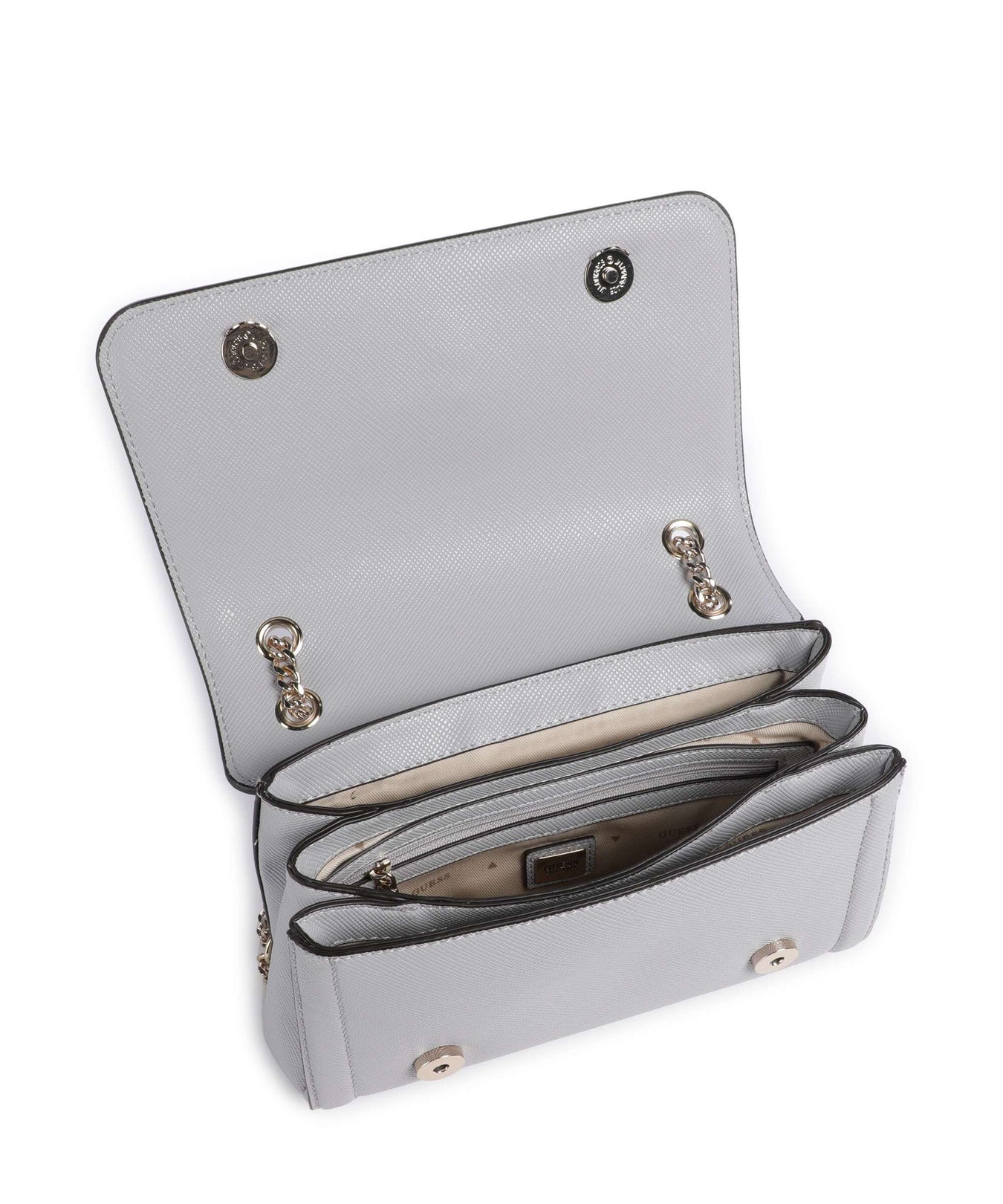 Guess Noelle Shoulder bag lavendar/grey