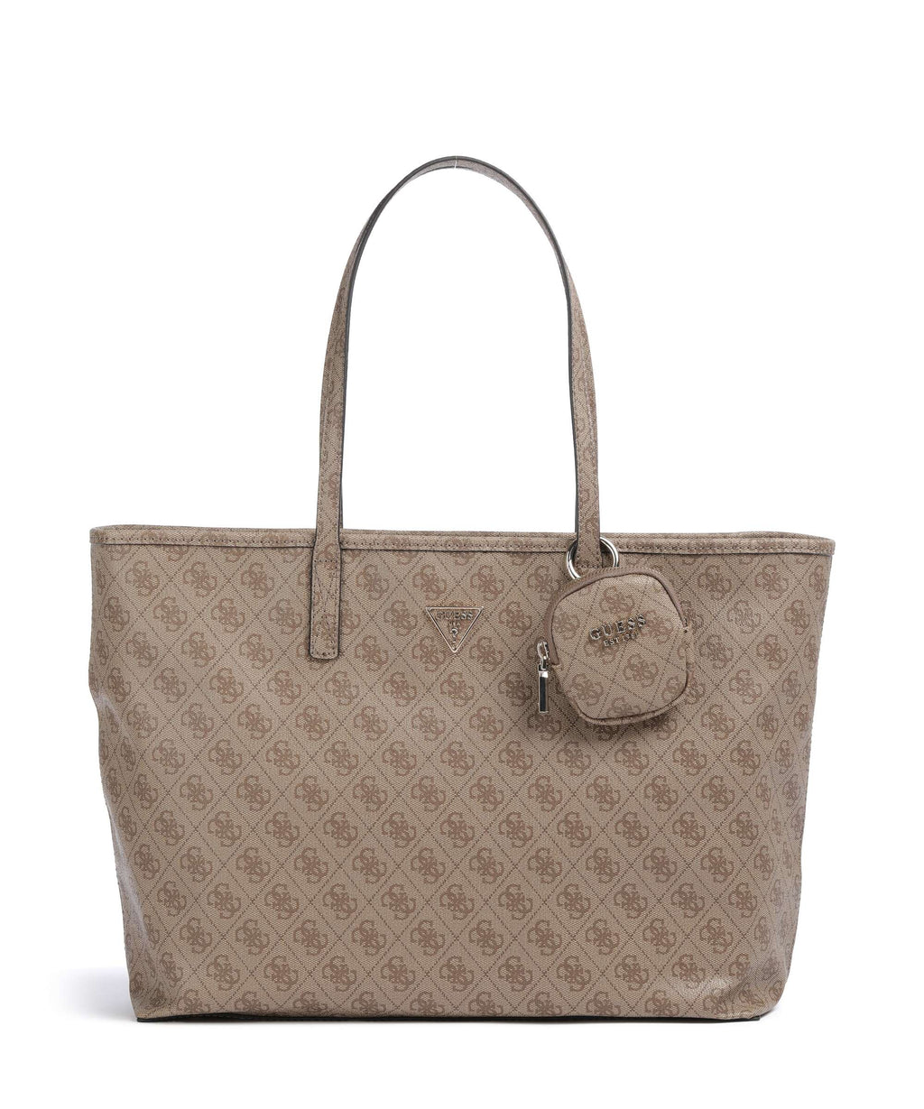 Guess Power Play Tote bag latte logo