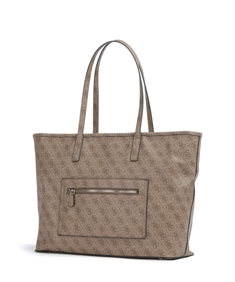 Guess Power Play Tote bag latte logo