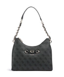 Guess Izzy Bolsa tiracolo coal logo