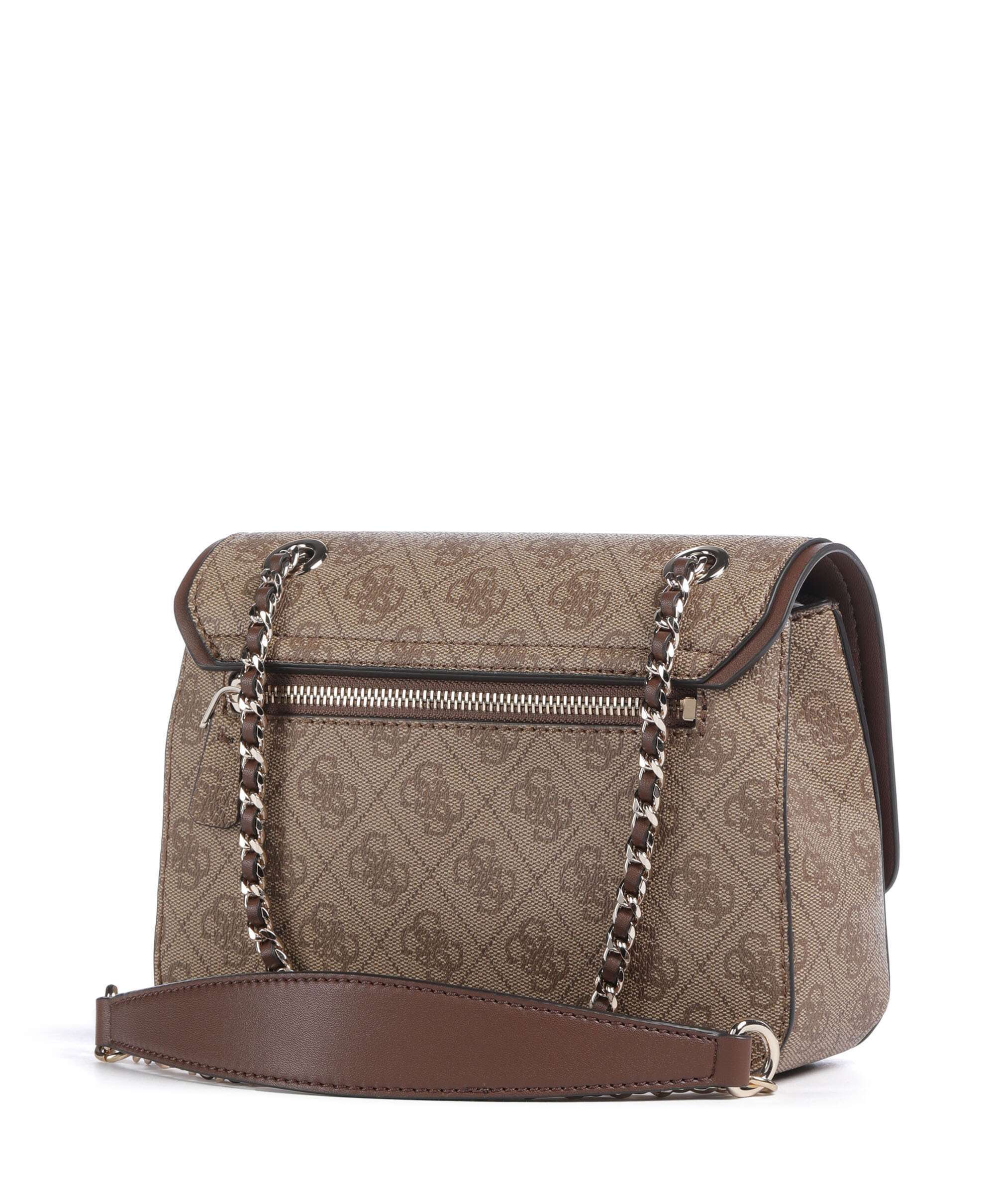 Guess Izzy Shoulder bag latte logo/brown