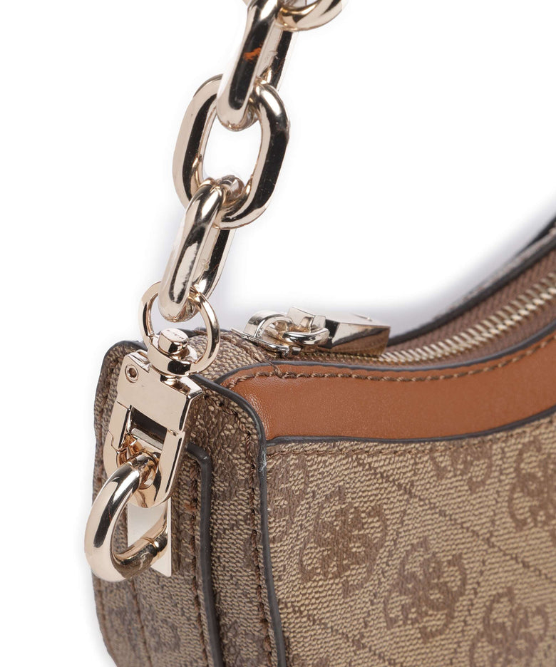 Guess Orlina 4G Logo Shoulder bag latte logo/brown