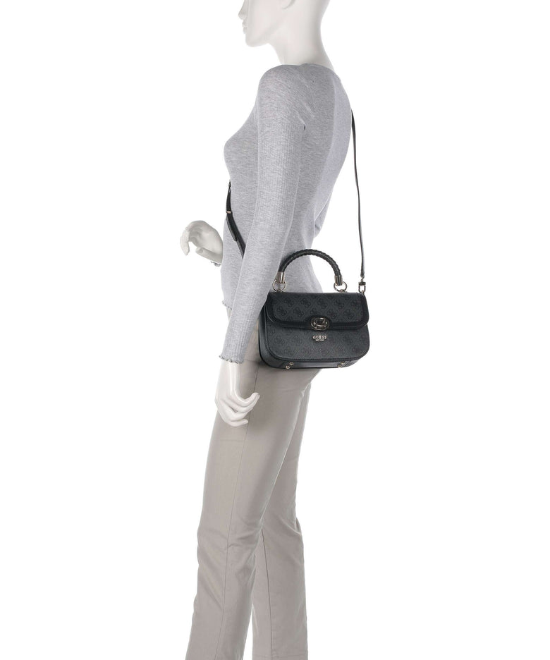 Guess Orlina 4G Logo Crossbody bag coal logo
