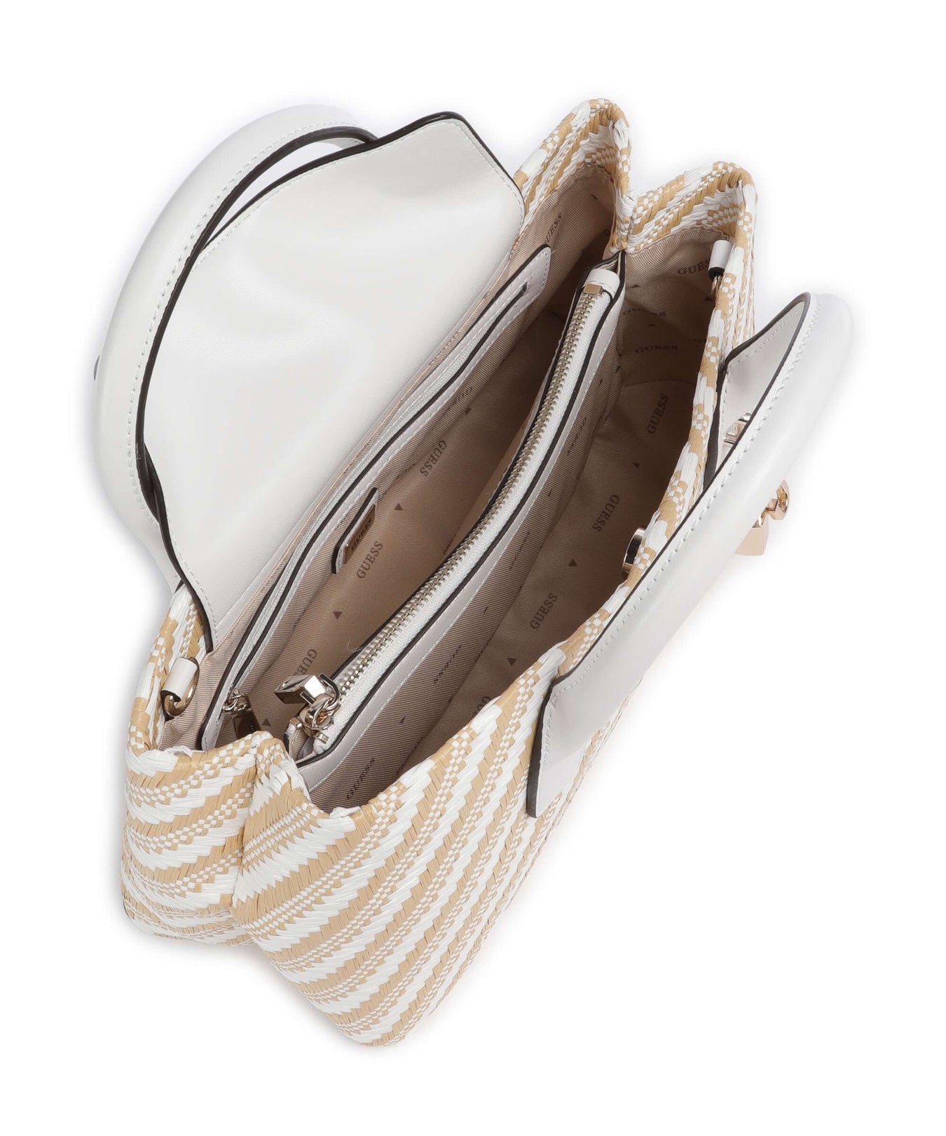 Guess Simona Handbag natural/white