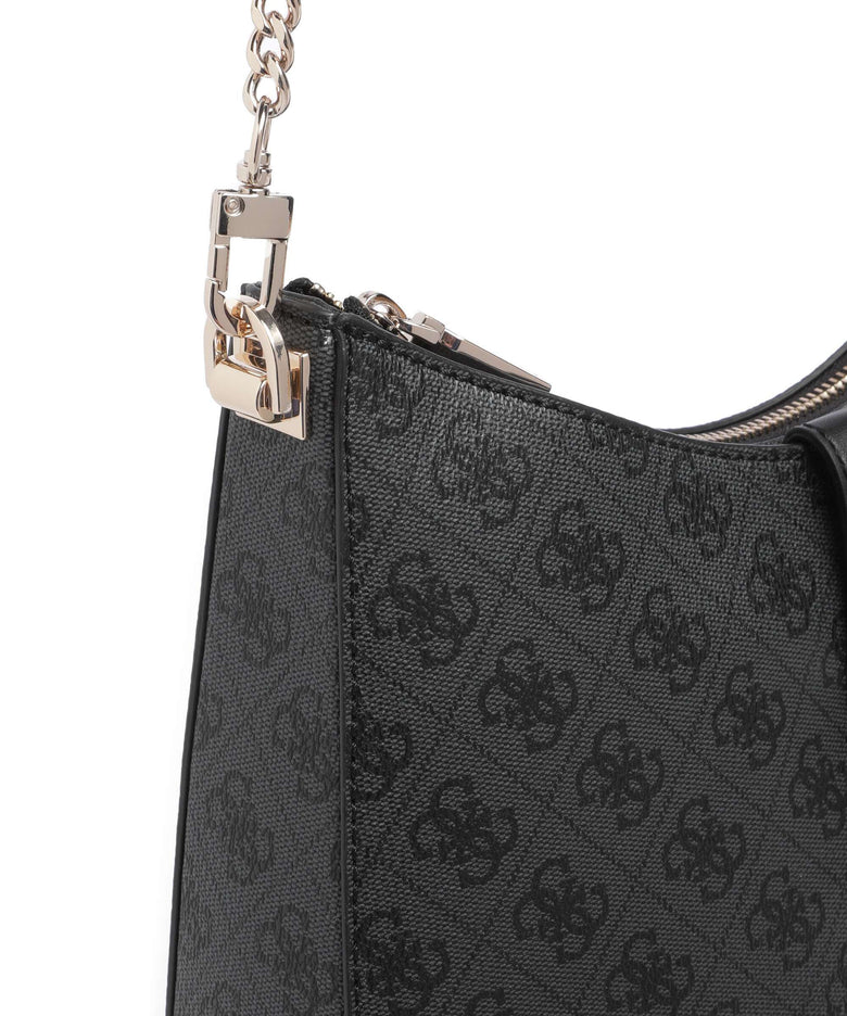 Guess Zamira Shoulder bag coal logo
