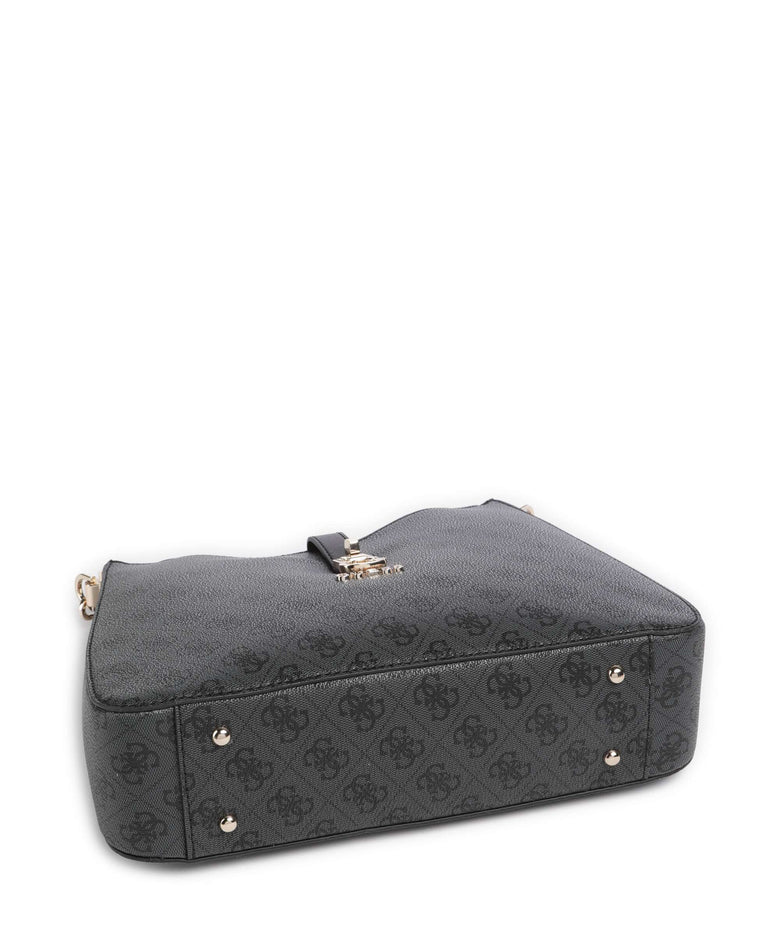 Guess Zamira Shoulder bag coal logo