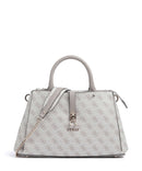 Guess Zamira Bolsa dark taupe logo