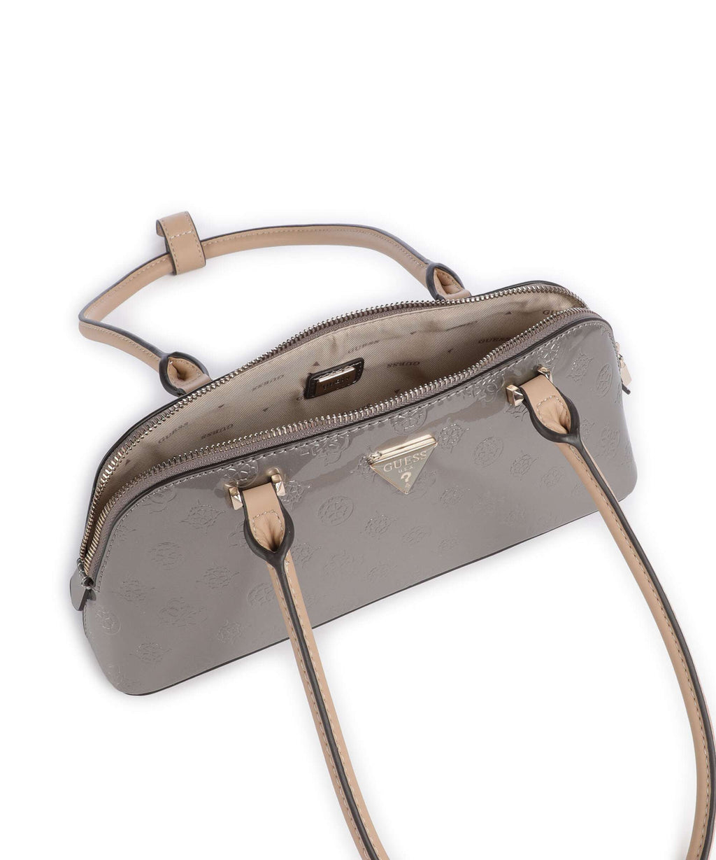 Guess Arnela Shoulder bag pewter logo