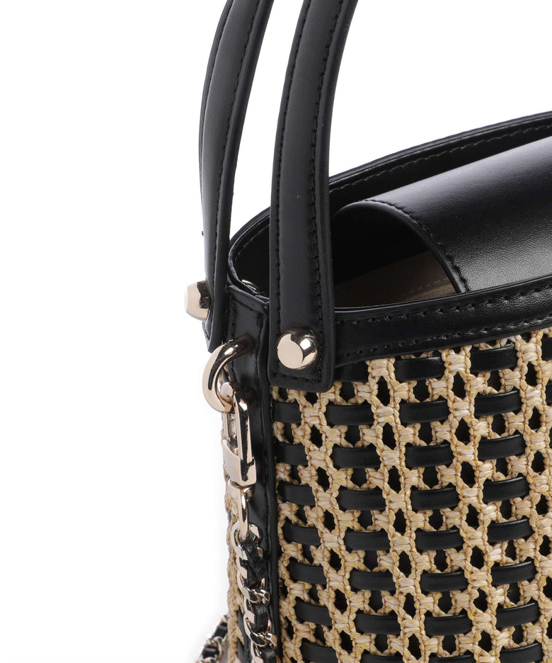 Guess Atalia Bucket bag natural/black