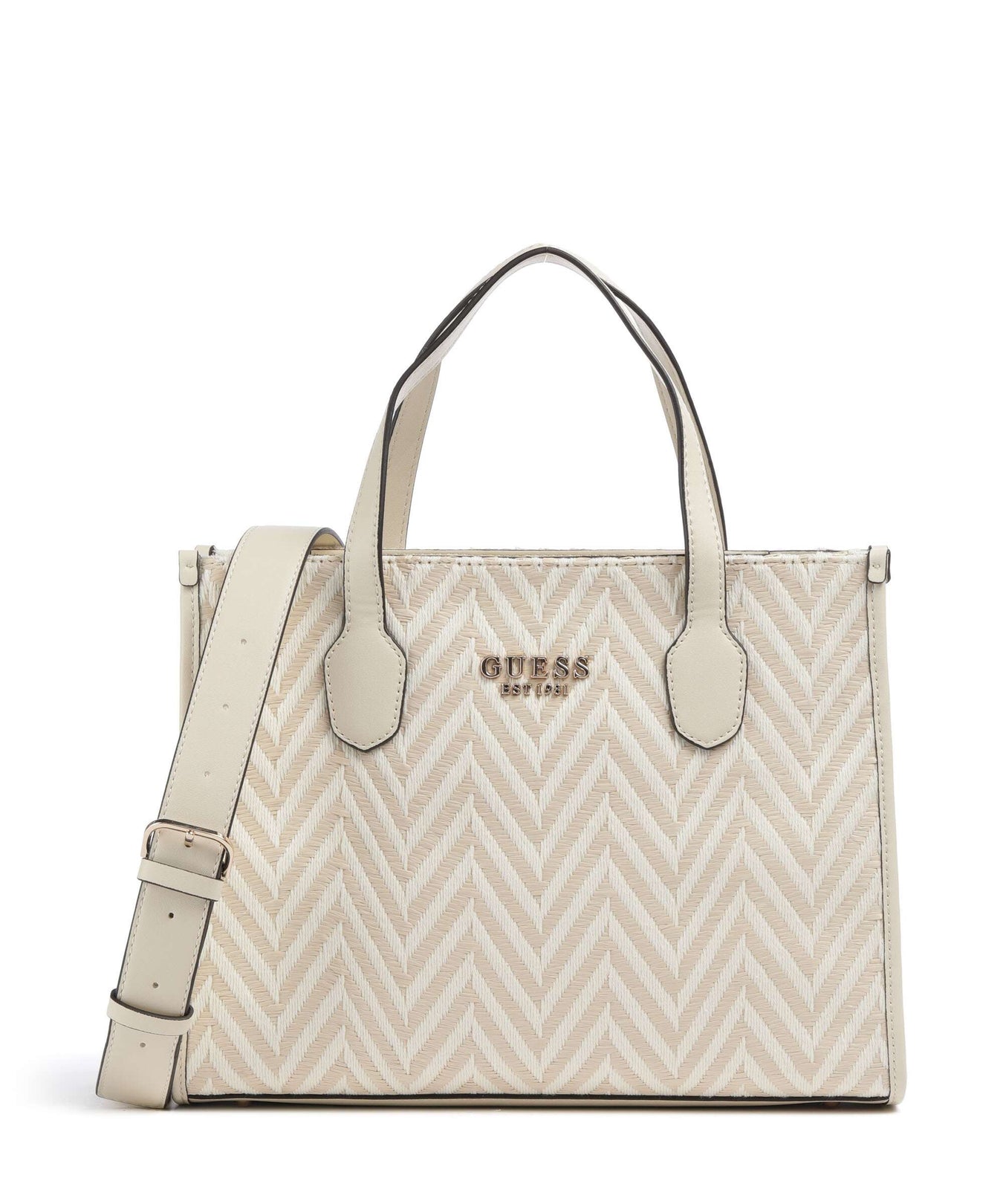 Guess Silvana Handbag offwhite