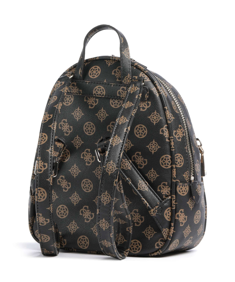 Guess Manhattan Backpack mocha logo