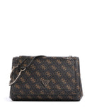 Guess Noelle Q Logo Bolsa tiracolo brown logo
